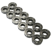 6mm Hex-Shaft Flanged Bearing (12 pack) - Studica